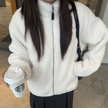 【绒绒外套】秋冬季加厚双面绒外套保暖百搭舒服氛围感立领冬装