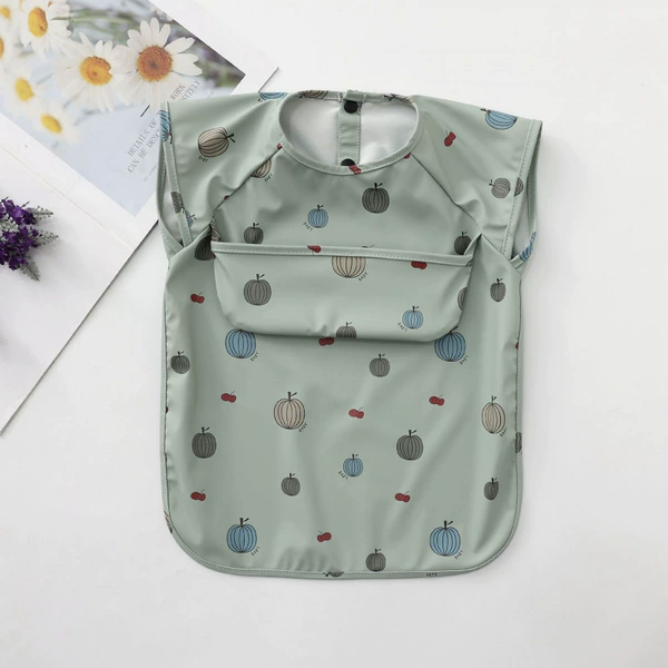 Polyurethane, green, with short sleeve