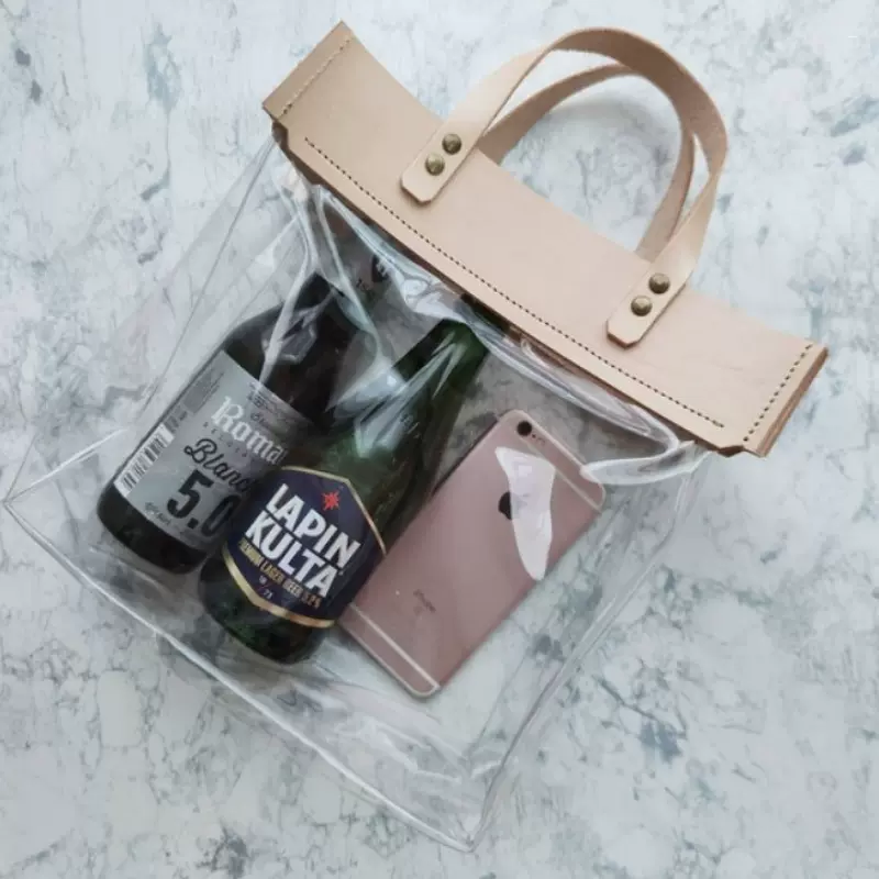 PVC皮革洗漱用品收纳袋 旅行化妆品护肤品收纳包 女生手提肩挎包