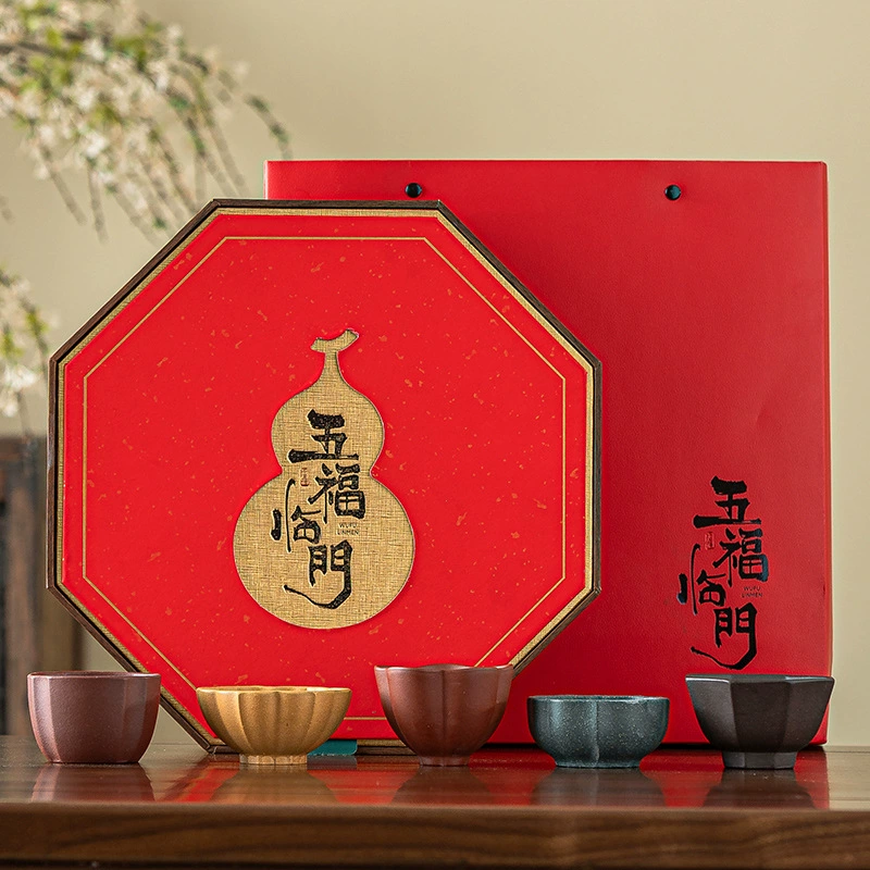 Retro high-end tea set, Birthday gift, light luxury style