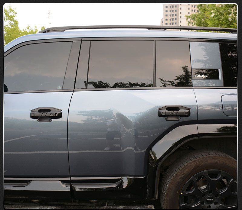 Applicable Equation Leopard 5 Door Bowl Handle Sticking Leopard 5 Modified Special Car Door Handle Anti-Scratch Protective Cover Appearance Decoration