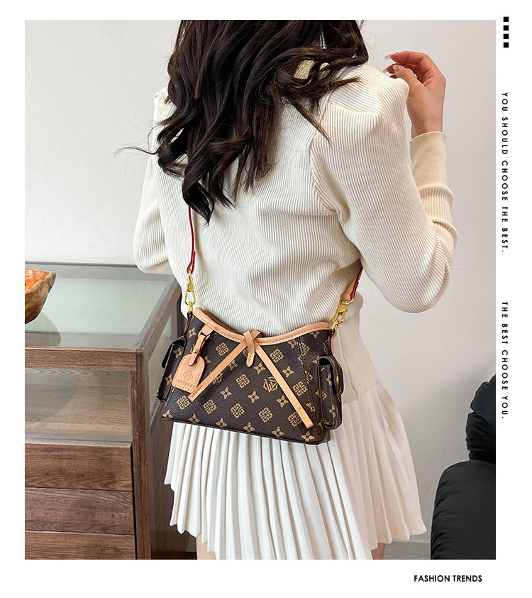 Borsa a tracolla donna vintage borsa a mano elegante versatile_voghion.com
