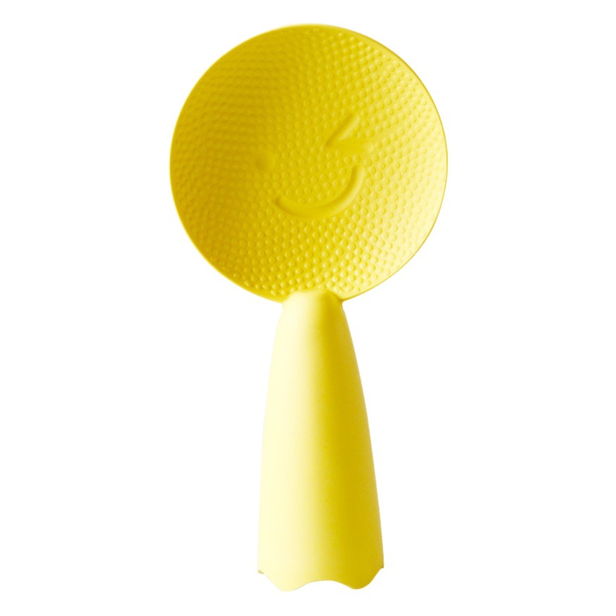 Cuchara de arroz cuchara de arroz antiadherente para el hogar cuchara de arroz puede soportar cara sonriente creativa cuchara de arroz de plástico pala de arroz