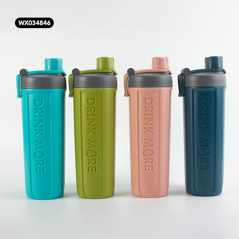 Verano grado alimenticio PP portátil hervidor deportivo portátil taza de bebida directa portátil 550 / 600ml / 700ml / 800ml