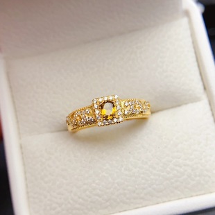 Factory wholesale explosions natural tourmaline ring S925 silver inlaid main stone 3*4 selling Europe and the United States a generation of hair