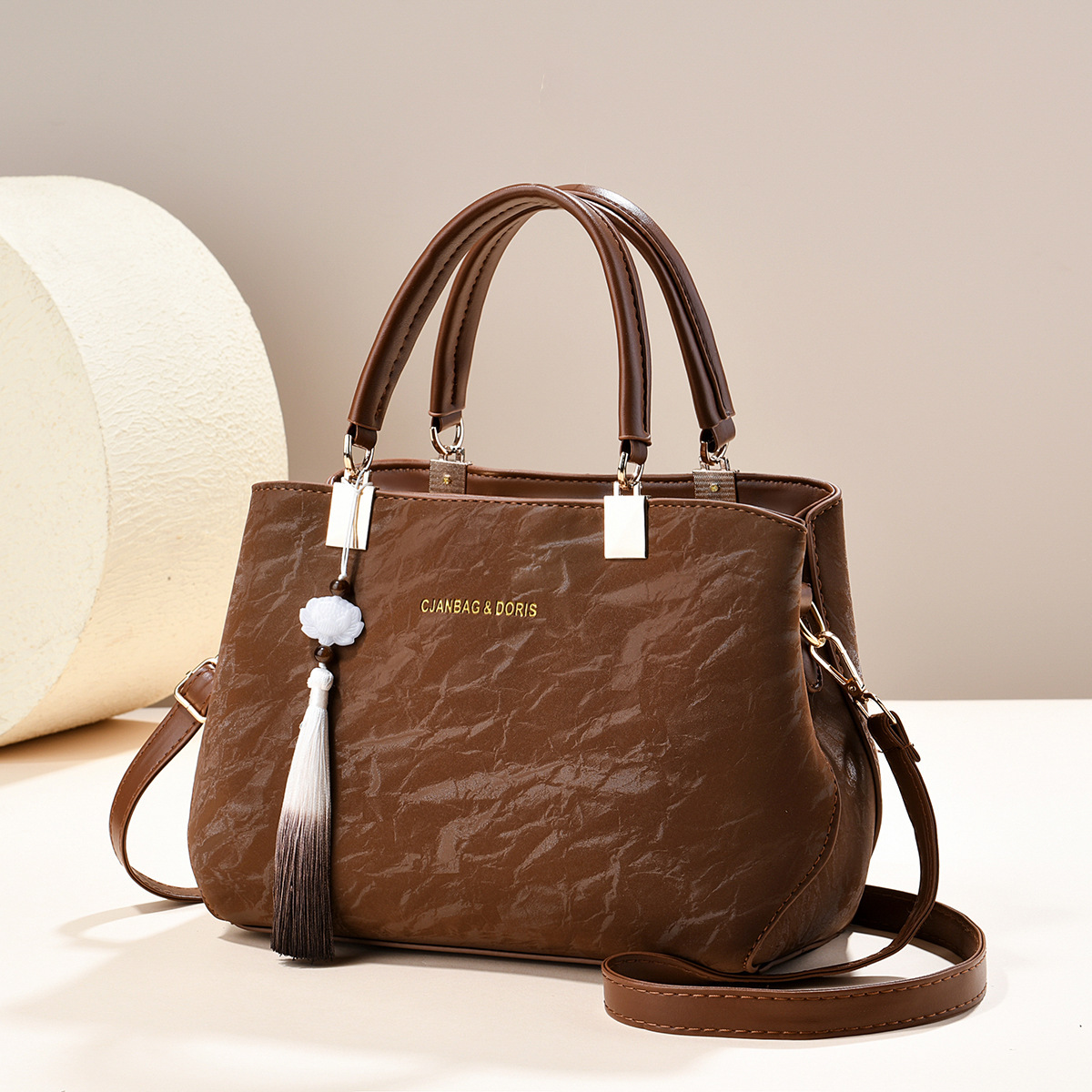 2026 nuevo retro estilo de moda nacional fresca textura bolso de mano de viaje universal mochila de hombro para el Día de la Madre para la madre