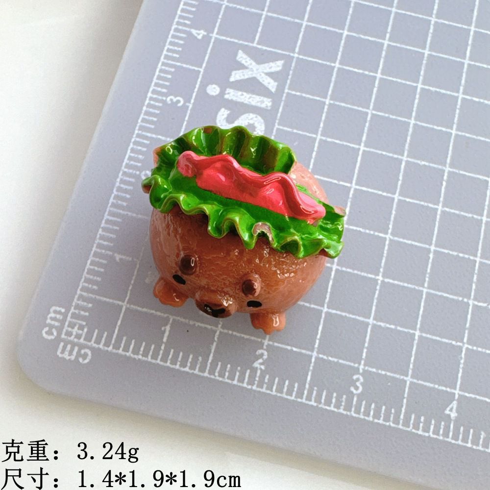 绿叶火腿--食玩小熊