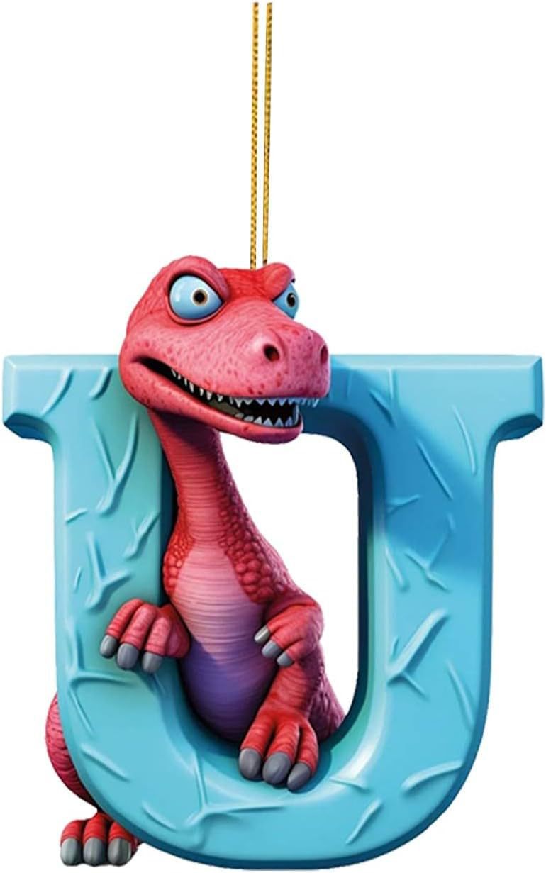 Dinosaurio 26 letras inglesas deformación de números deformación de juguetes de dinosaurio ABCD