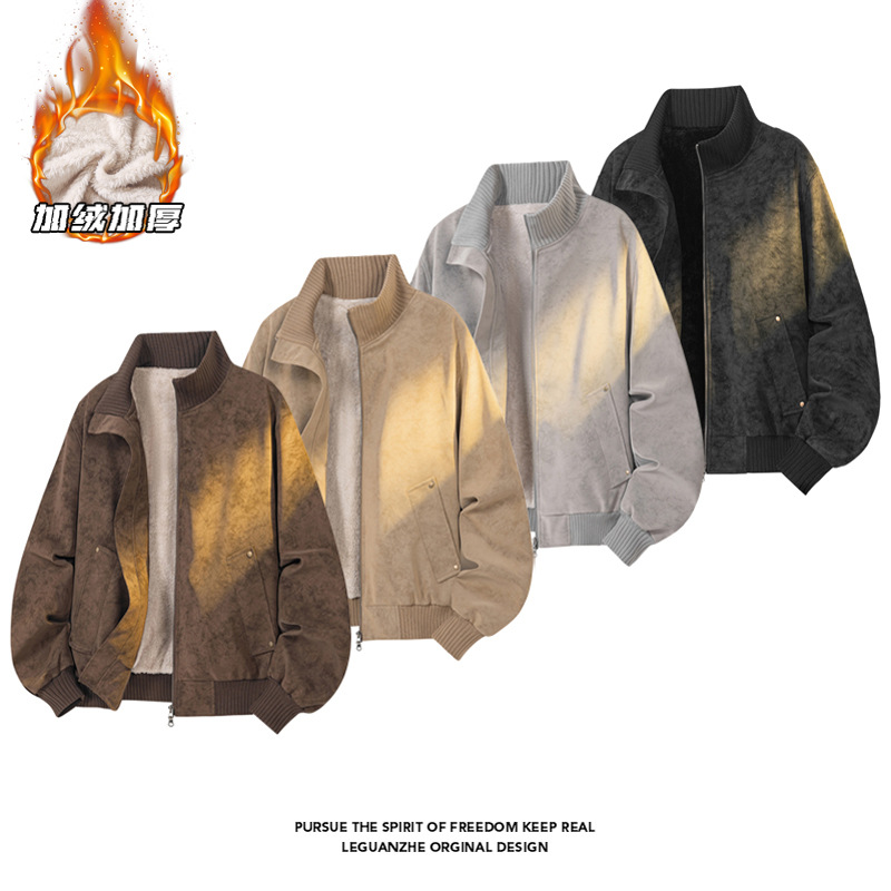 2026 HJ26686 Fleece-lined White Oversized Arctic Fleece Warm Jacket M-5X HM26843-Special P52
