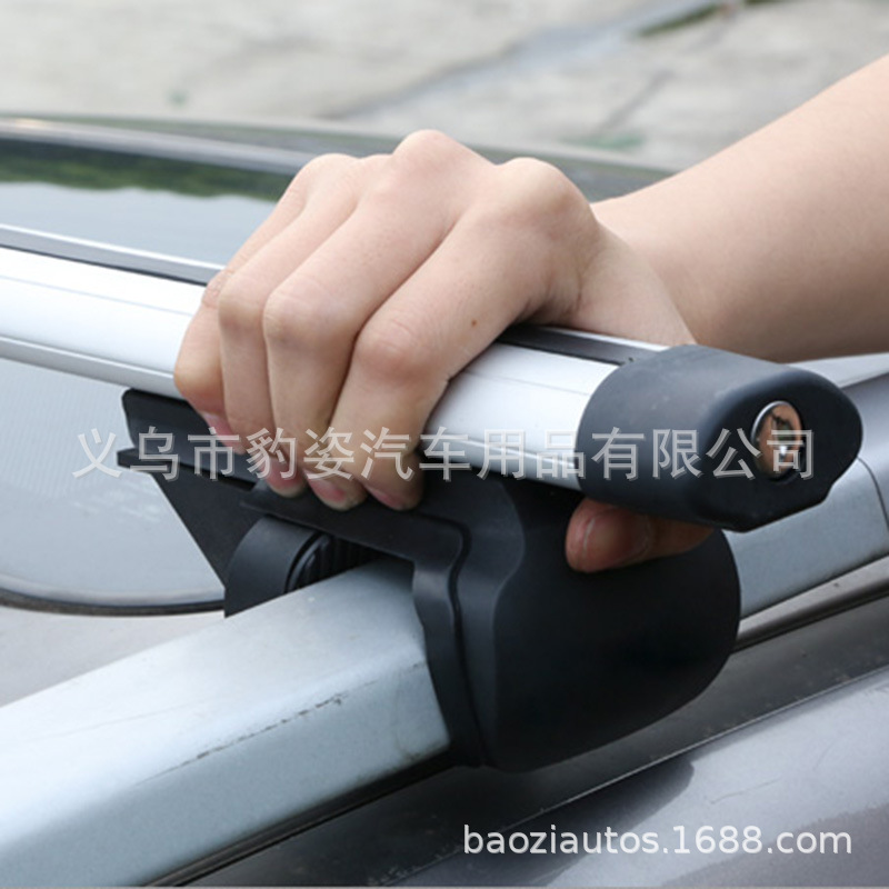Cross-Border Drop Shipping Car Roof Rack Crossbar Car Luggage Rack Travel Rack Load-Bearing Rod Aluminum Alloy Crossbar with Lock