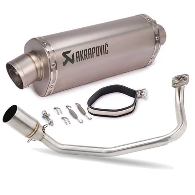 Motorcycle exhaust pipe, Modified Exhaust Pipe Non-destructive Installation - i