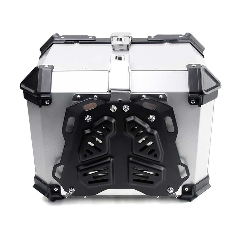 45L / 55L / 65L / 80L / 100L cajas traseras de aleación de aluminio de desmontaje rápido cajas traseras de motocicleta cajas traseras de almacenamiento de vehículos eléctricos