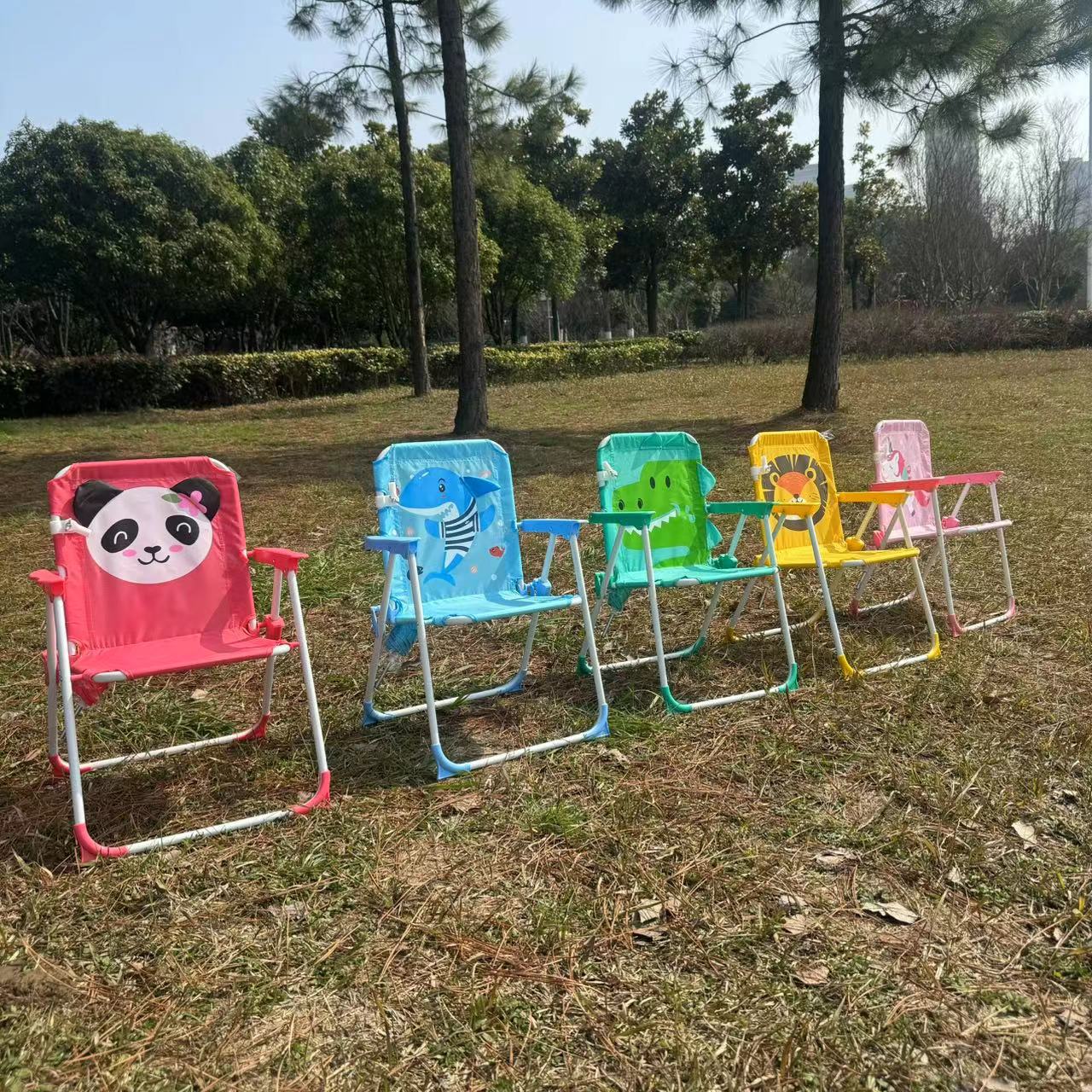 Silla de playa para niños silla plegable para niños portátil camping al aire libre picnic pescar frente al mar paraguas protector solar frente al mar
