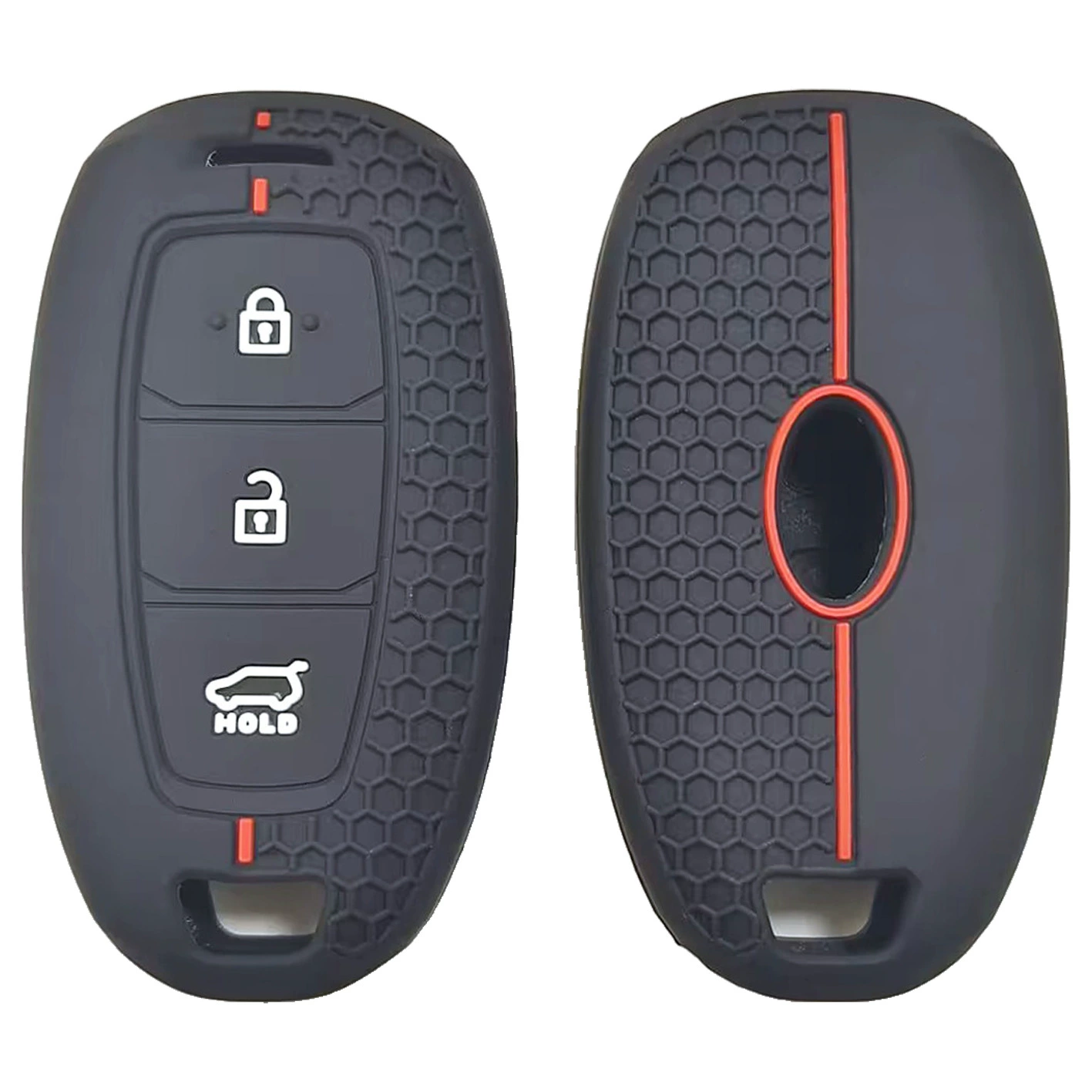 Подходит для Hyundai Festa IX25 знаменитая фигура Шэнда IX35 Юэна пульт дистанционного управления 3 кнопки силиконовый футляр ключа от машины сотами стиль