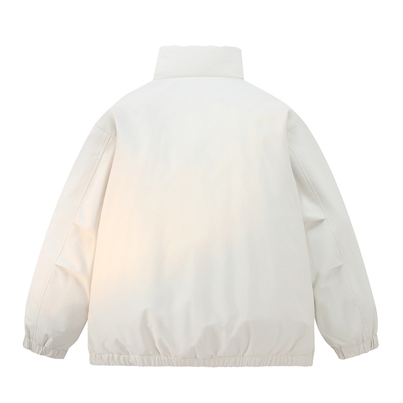 Steppjacke mit Stehkragen für Damen und Herren, Herbst-Steppjacke, dicke, lockere Steppjacke für Paare_voghion.com