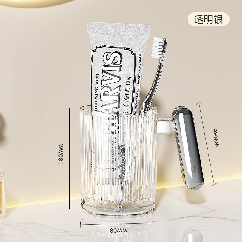 Luz de lujo enjuague bucal Copa pareja cepillo de dientes taza de cepillo de dientes de aspecto alto taza de lavado taza traje cepillo de dientes taza de cepillo de dientes
