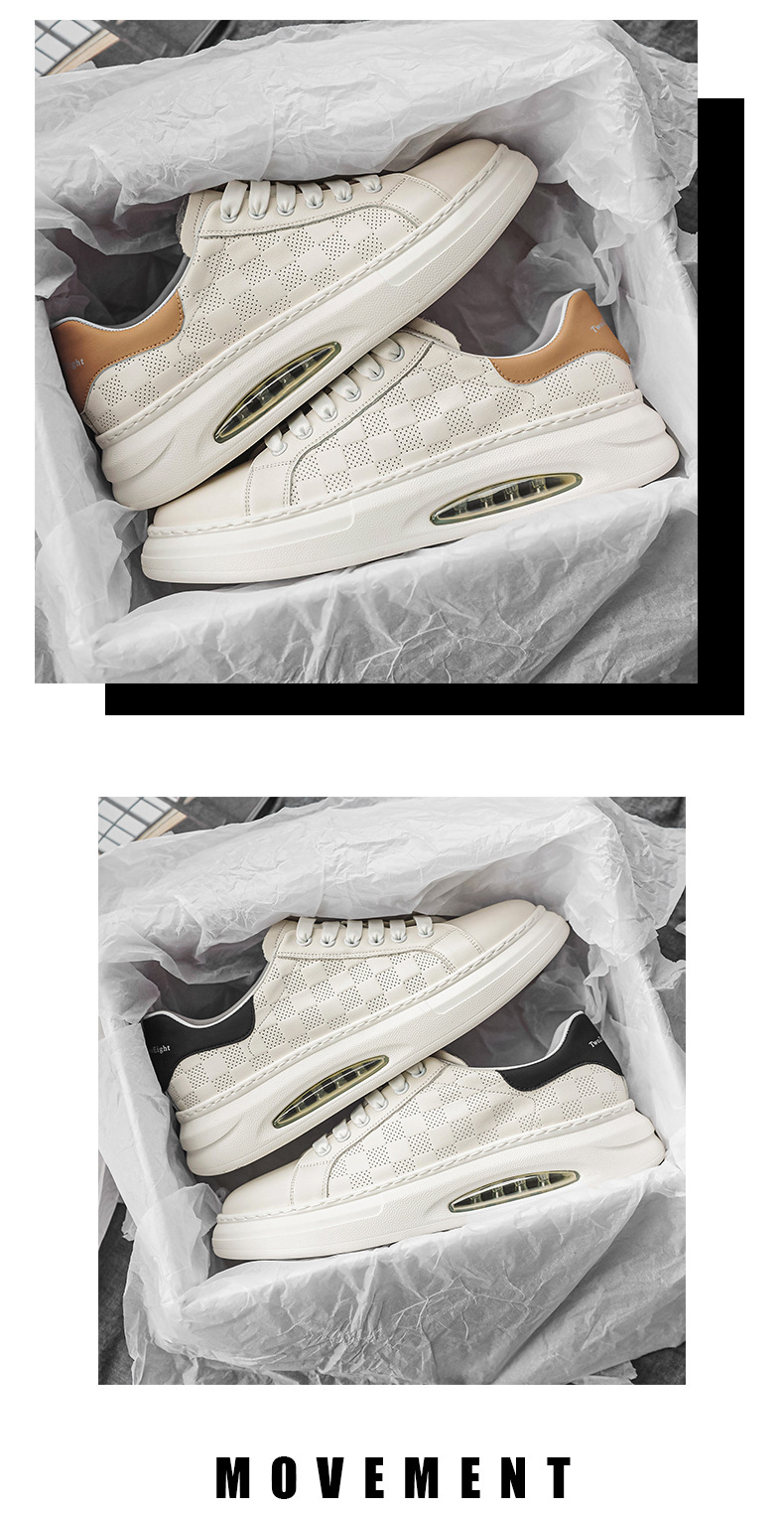 20243 Neue Sommer Atmungsaktive Platte Kappe Leder Rindsleder Sport Kleine Weiße männer Weiche Sohle Casual Schuhe_voghion.com