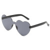 Sunglasses heart-shaped, marine glasses, European style, wholesale