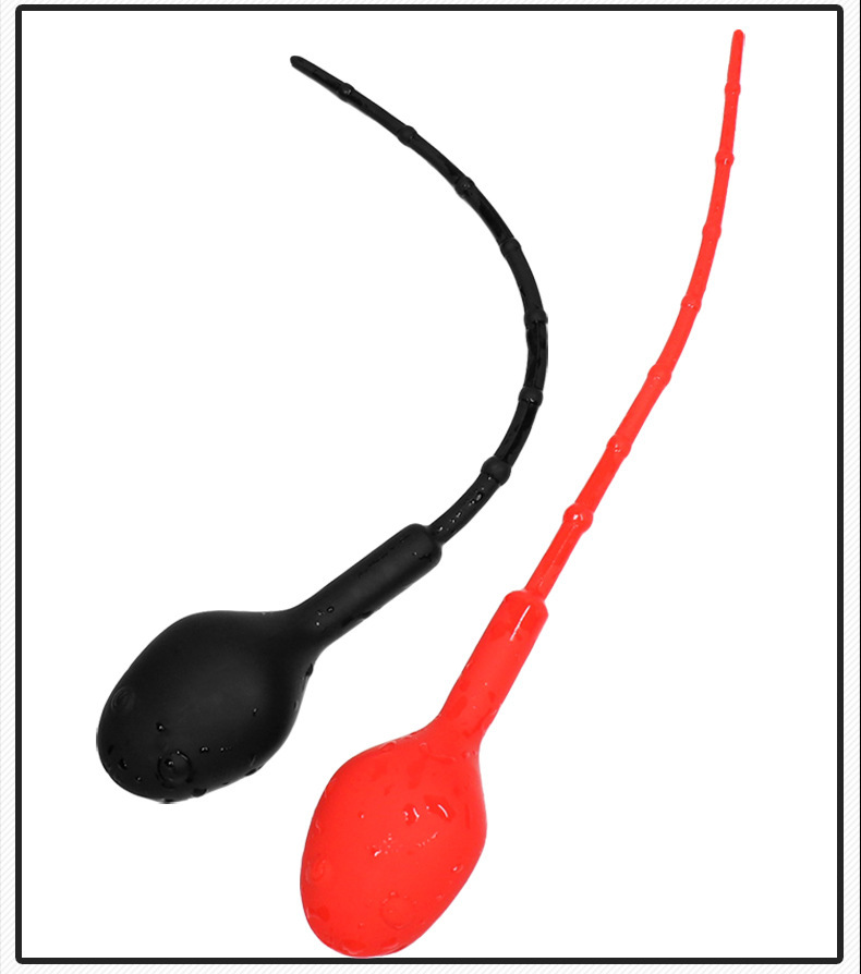 Silicone Vibrating Urethral Stimulator for Adults, Button Control, Rechargeable Prostate Massage Device — detail image 23
