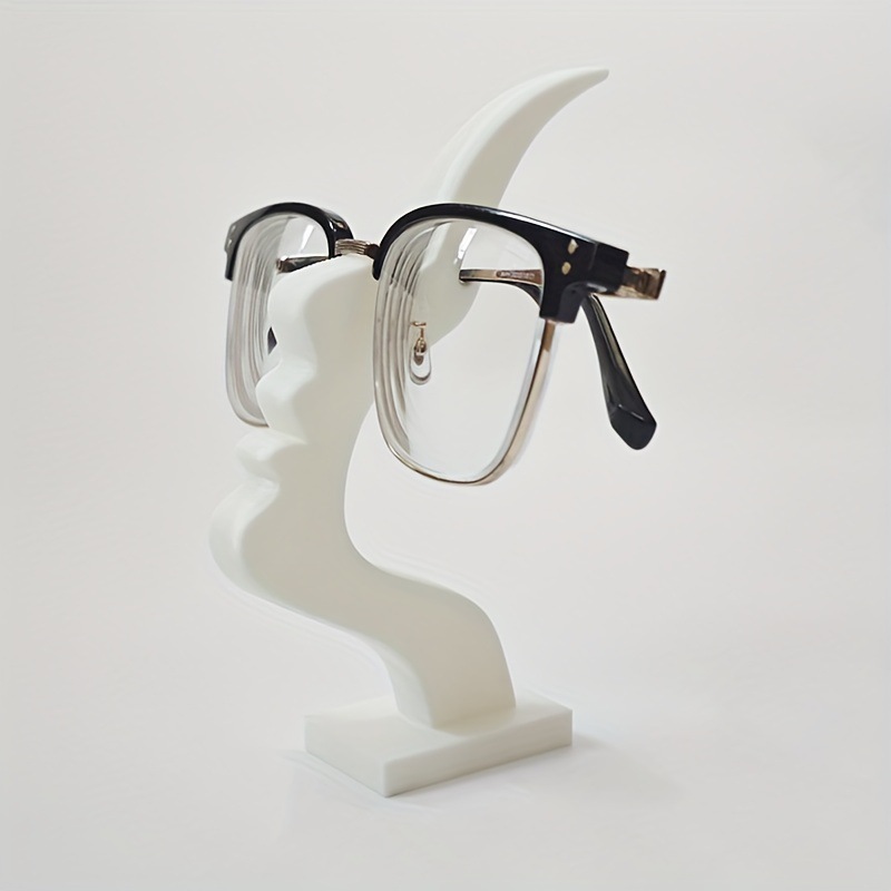 跨境热销 Eyeglass Stand 创意人脸眼镜置放支架猫眼镜架趣味摆件|undefined