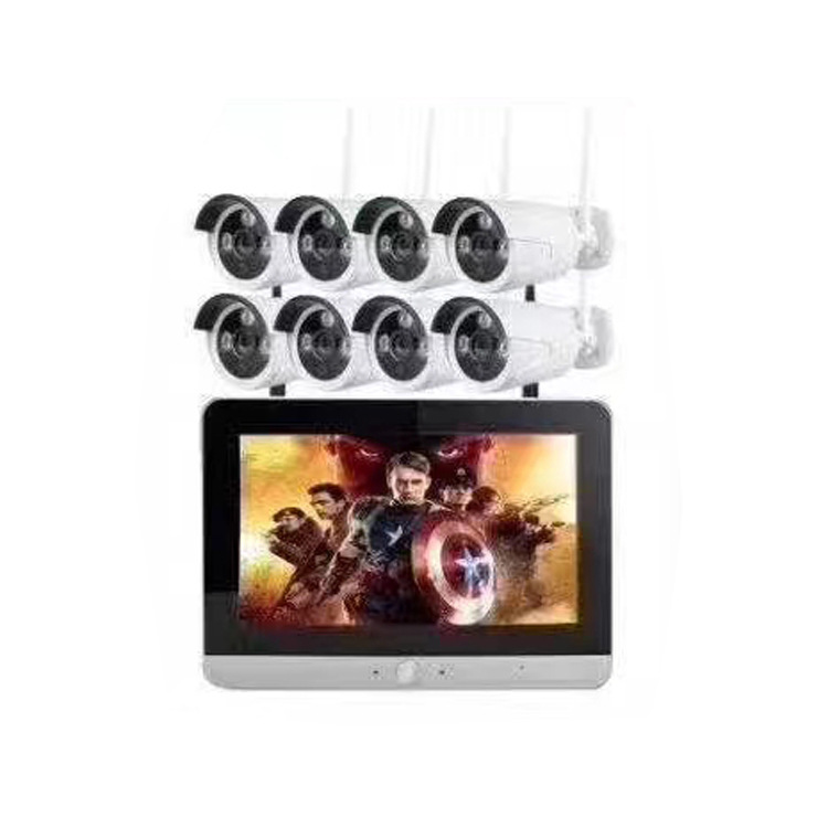 Kit de monitoreo inalámbrico H.265 Stangard wifi Nvr con cámara kit de seguridad corriente débil