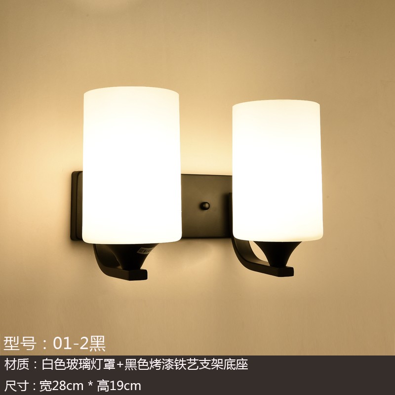 Luz de cabecera de cama dormitorio pared escalera lámpara de pared pasillo estilo americano simple sala de estar moderna led cabecera de cama caminar
