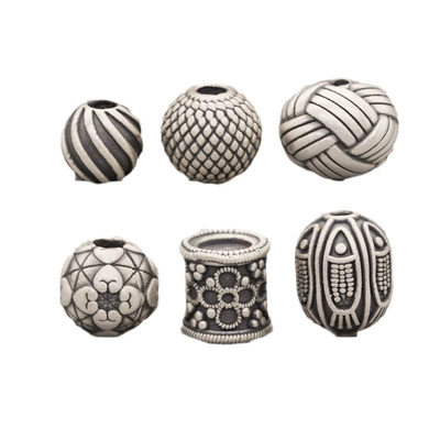 Zərgərlik ara hissələri: beads striped beads loose beads