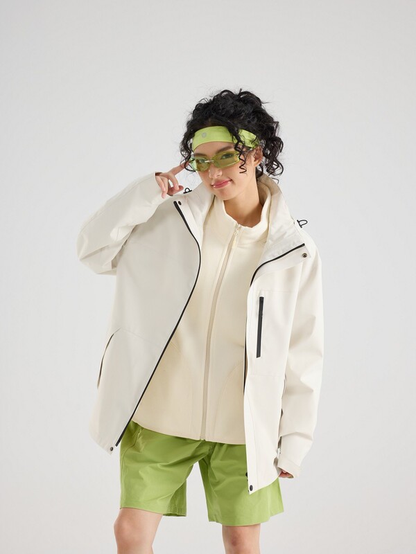 新款冲锋衣摇粒绒内胆保暖可定制LOGO冬季现货服装男女连帽登山服|undefined
