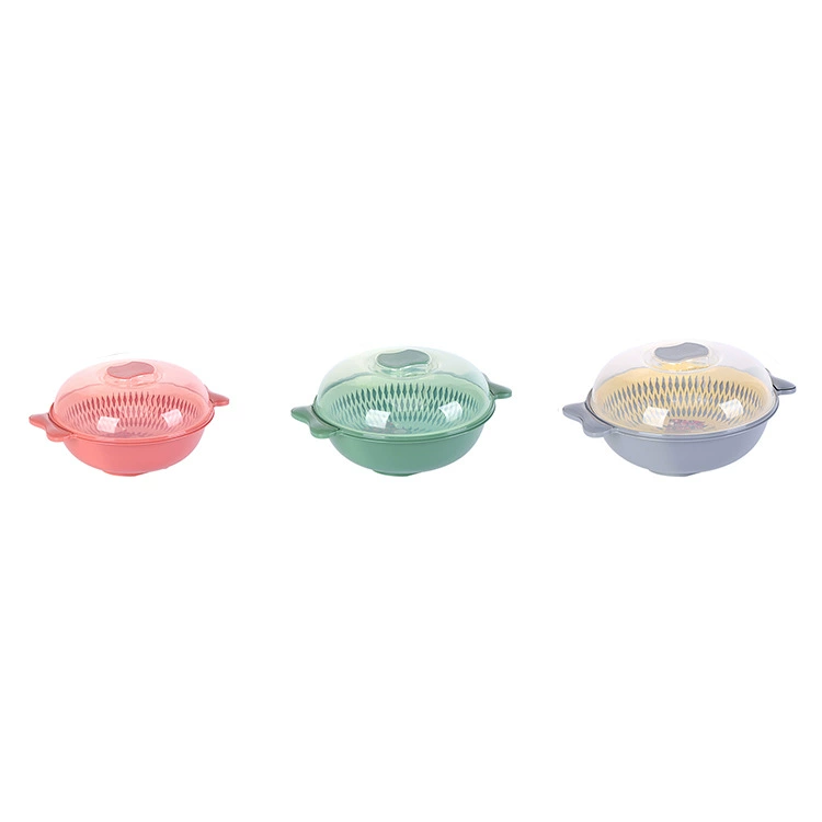 品彩 Drain sieve, plastic fruits and vegetables with cover, dish, dish, vegetables, drip basin, candy cleaning basket 3116