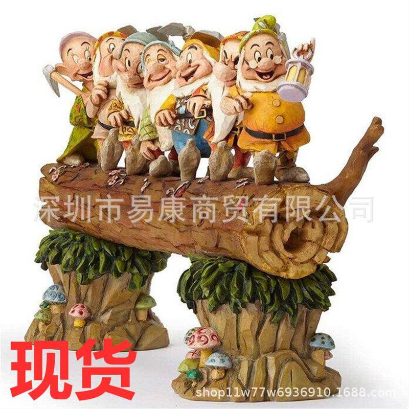 Seven Dwarfs Resin Gnome Garden Decorations Amazon New Cross-Border Ornaments Modern Minimalist Style