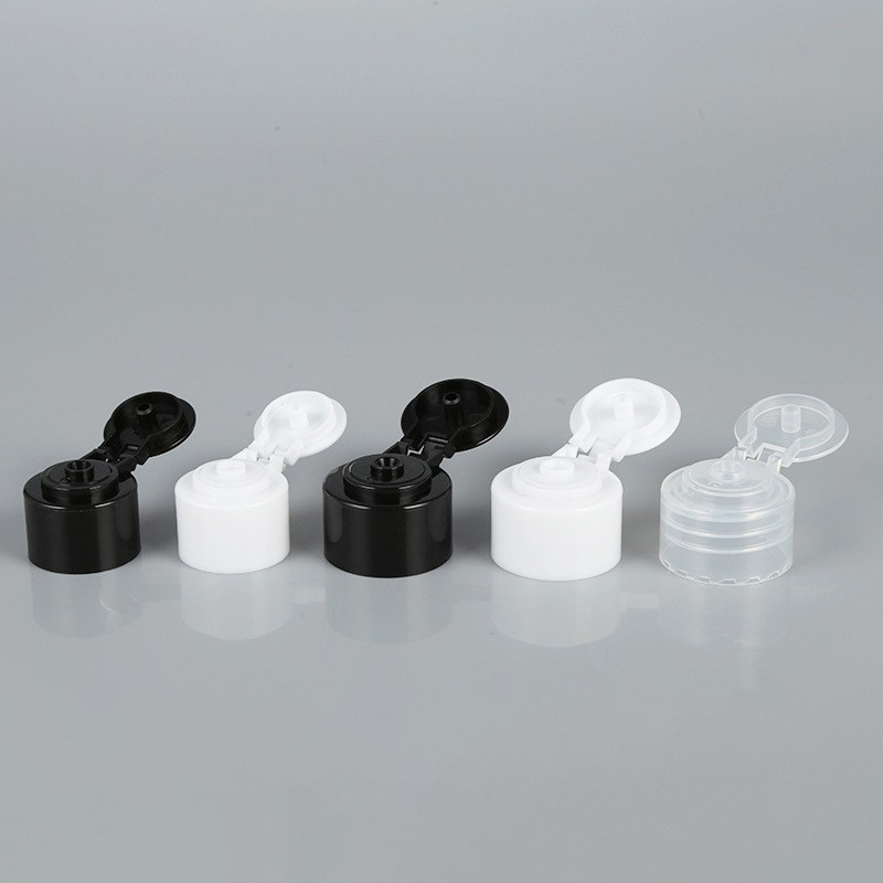 新款直销24/410黑白博士盖PP塑料洗洁精瓶盖清洗剂透明翻盖保洁盖