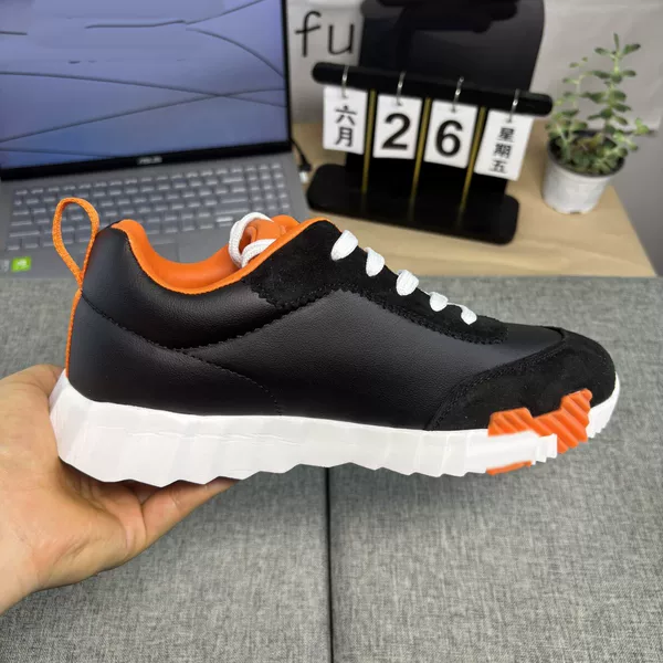 Spring and autumn season, H-brand couple's casual sneakers, patchwork design, trendy and versatile, comfortable and lightweight, round-toe lace-up sneakers