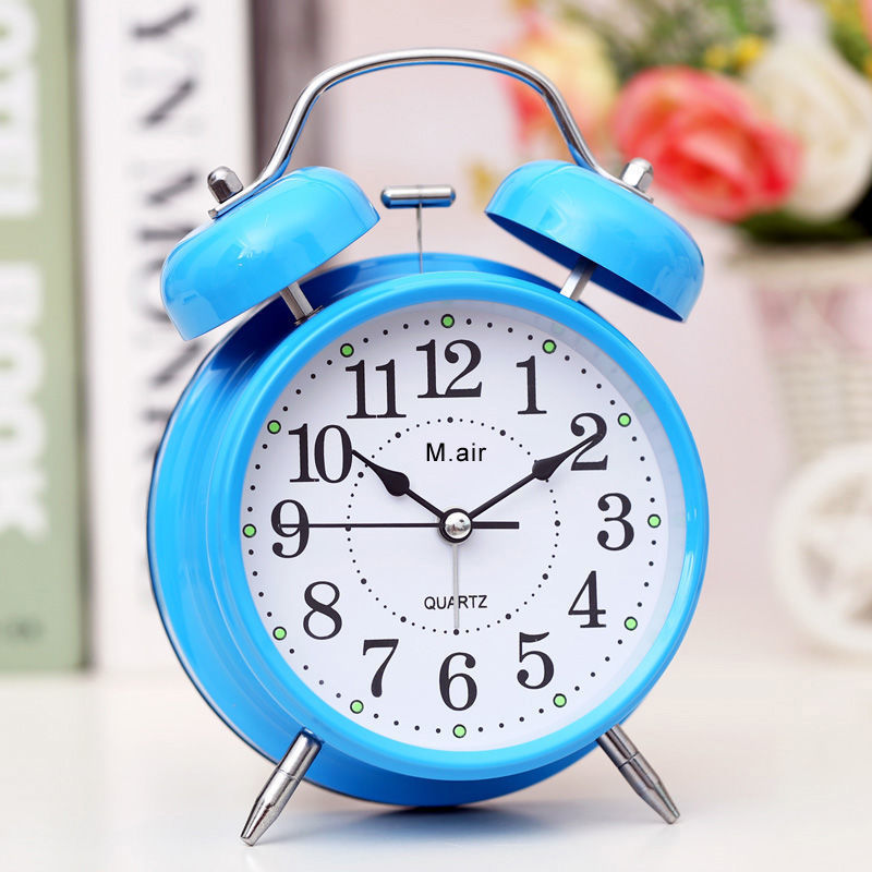 Despertador Arteito de despertar para estudiantes Niños Niños Nuevo Potente Despertar Luminoso Silencioso Ultraman Bell Home