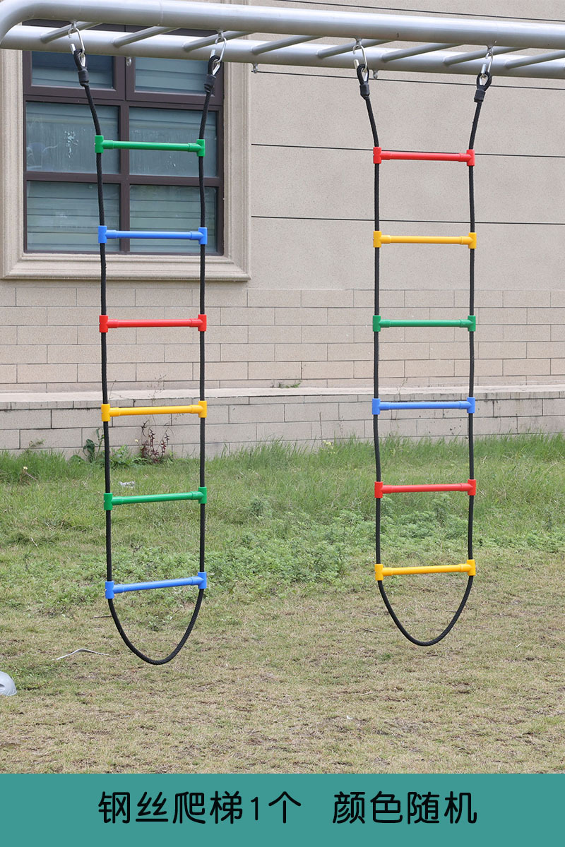 juguetes al aire libre colgantes colgantes escaleras de escalada de cuerda colgantes escaleras de cuerda colgantes equipos de entrenamiento físico de jardín de infantes para niños