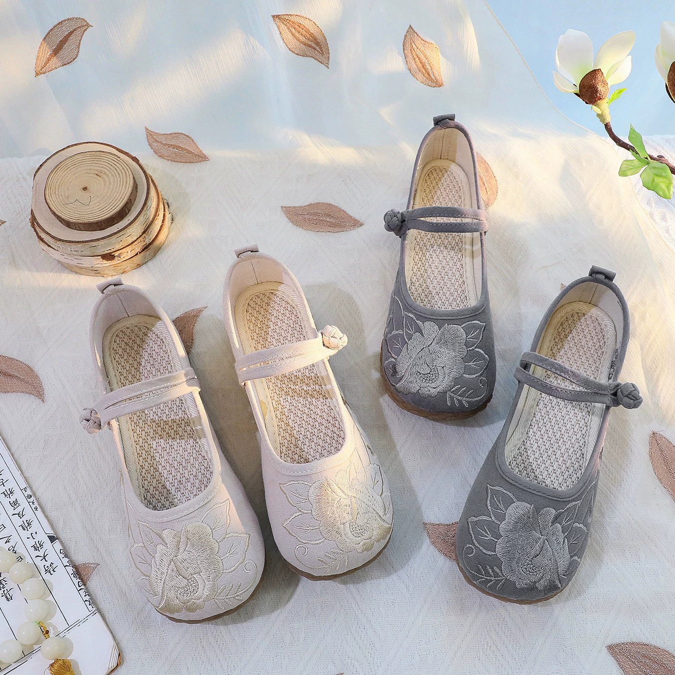 Женская обувь с вышивкой Taiyi Old Beijing, обувь Hanfu, древний стиль, элегантные одинарные туфли в этническом стиле, тканевые туфли, туфли для мам, нескользящая обувь для ходьбы.