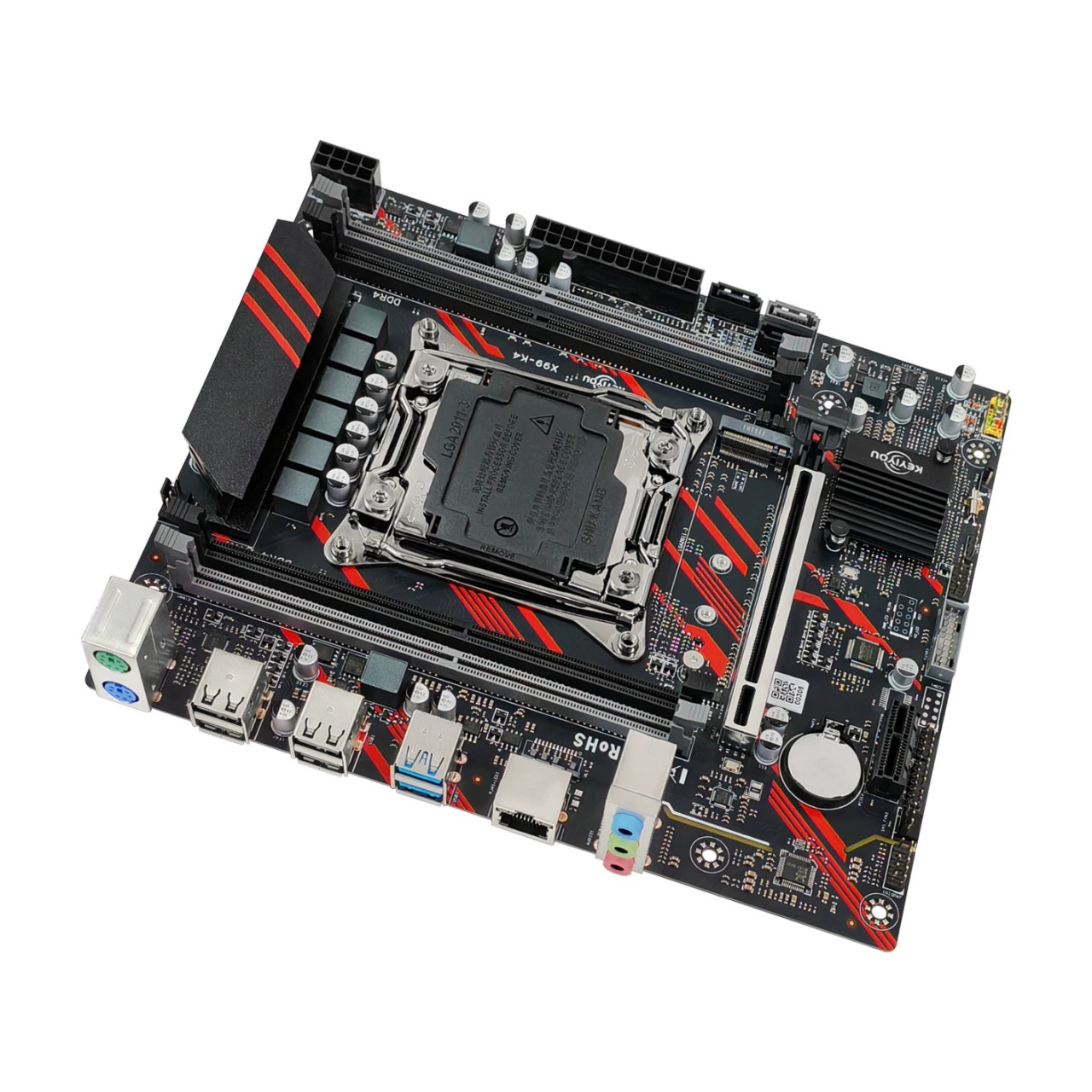 Материнская плата X99-K4, новый чип X99, DDR4, четыре слота, LGA2011-3, поддержка NVMe/SATA для настольного ПК