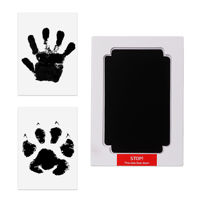 Baby's First Anniversary Footprint Ink Pad No-Wash Ink Pad Ink Box Dog and Cat Pet No-Wash Hand Rubbing