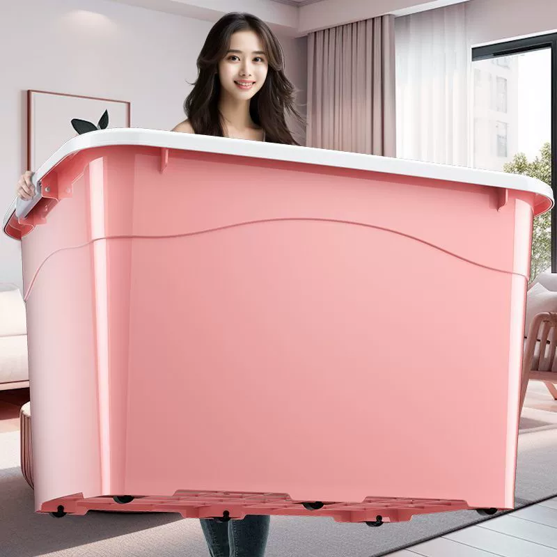 Extra Large Storage Box, Plastic, Increased Thickness, Multi-Size (26×18×15–71×50×40 cm)