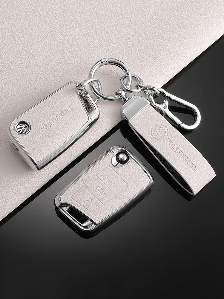 Adecuado para la funda de la llave Volkswagen Sagitar todo incluido TPU patrón de piel exploración Yue Passat Bora LaVida Yue hebilla de la caja protectora