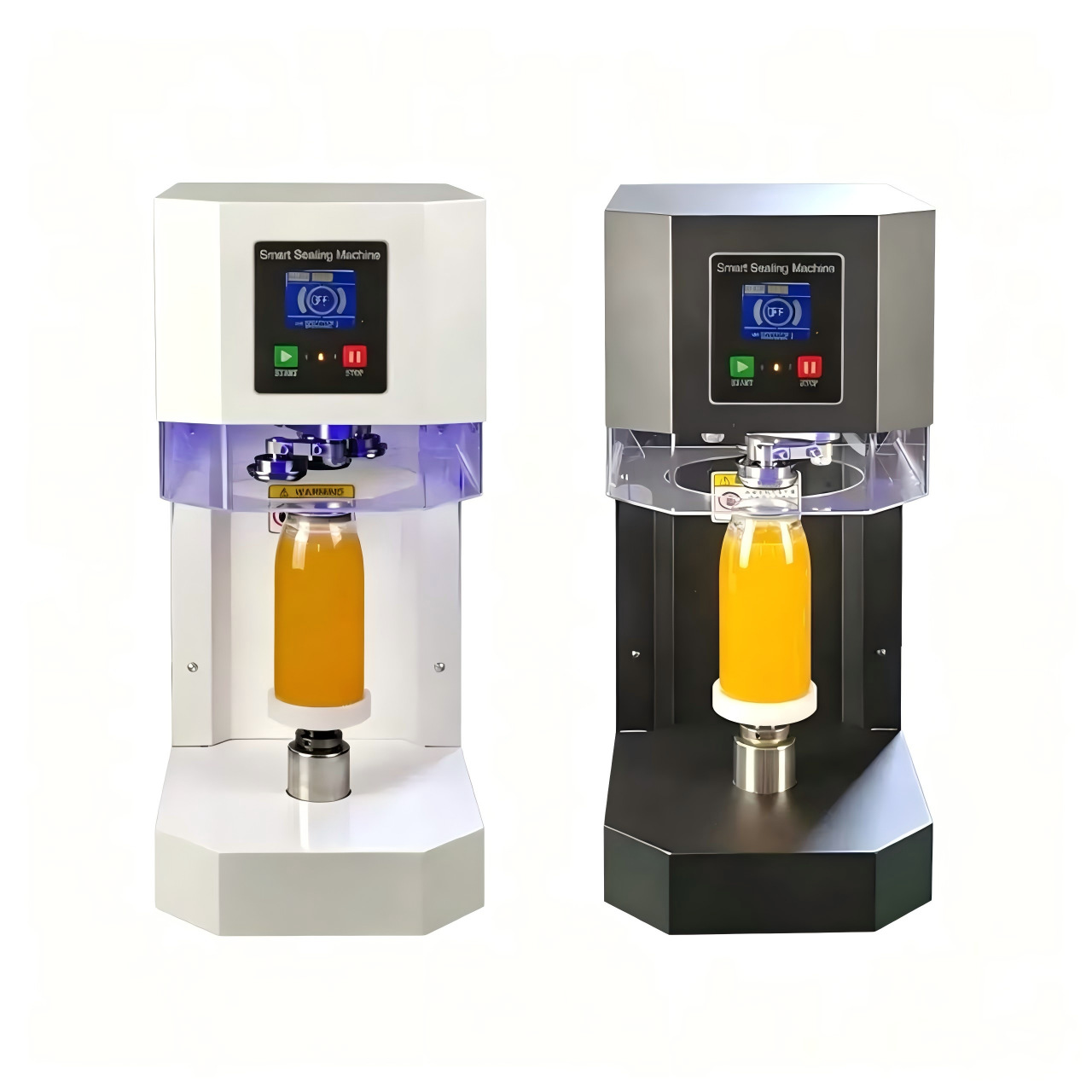 Fabricante de máquina de sellado de latas suministra latas pequeñas de té de hierro de cristal líquido sellado completo semiautomático máquina de sellado inteligente de latas
