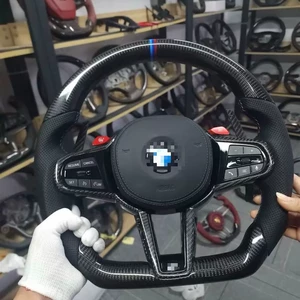 Suitable for BMW M4 carbon fiber CS steering wheel 3 Series 5 Series F30F10 F15G30G38G20G28 modification