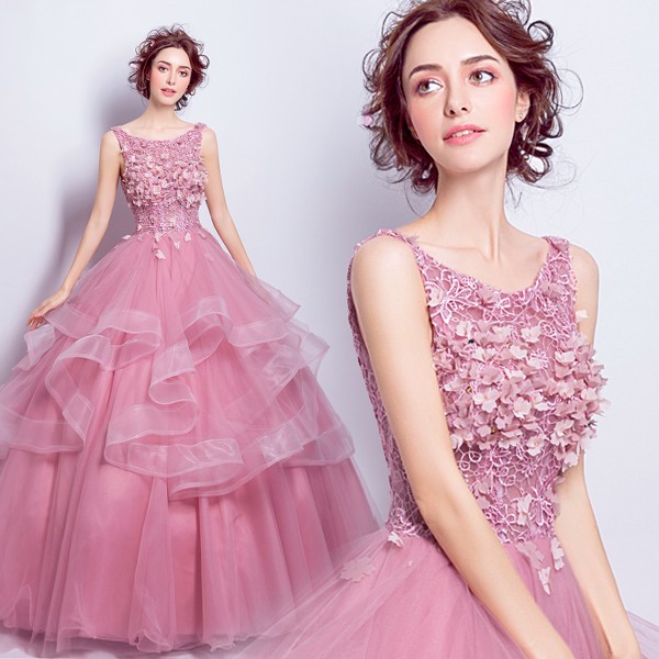 Rose Pink Evening Dress 2026 Spring Bride Wedding Toast Dress Company Annual Meeting Elegant Wedding Dress