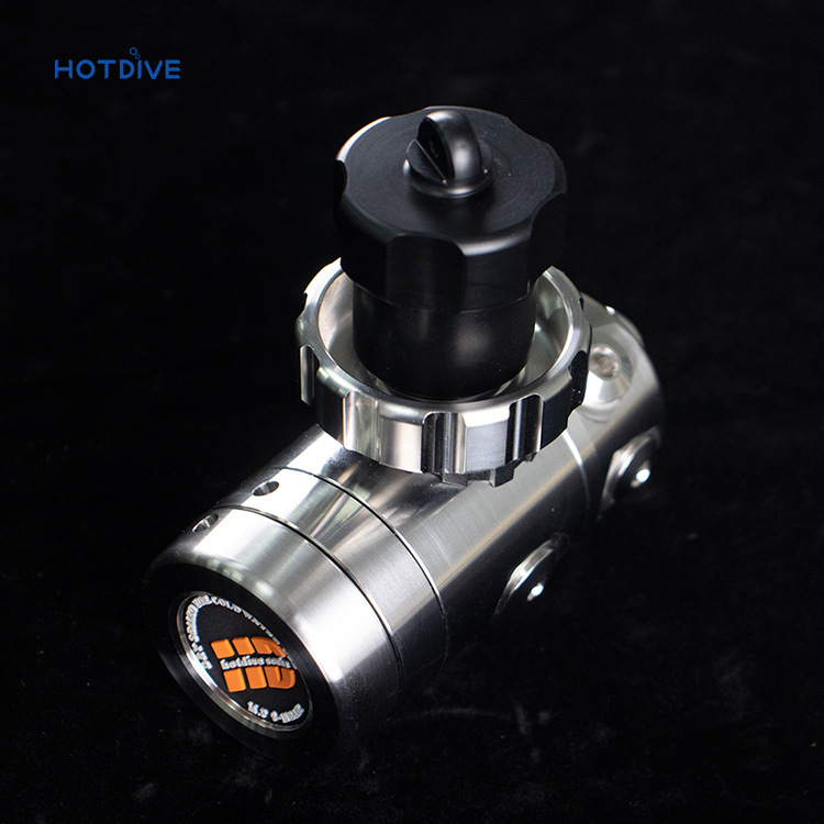 Hotdive S3 regulador de buceo tecnología de buceo de hielo Botella doble regulador de respiración profesional lado colgando traje de doble diafragma