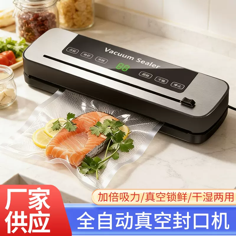 真空封口一体机干湿两用食品密封保鲜家用杀菌德国凯德原装真空机