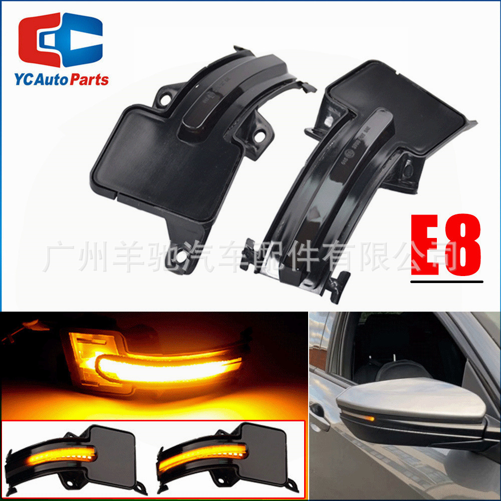 Aplicable a la décima generación de Honda Civic FC1 FK7 espejo retrovisor dinámico LED flujo de luz de dirección 16 - 20