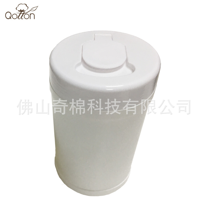 Point-breaking disinfection wipes barrel soft non-dandruff cleansing cotton 100 pieces roll-up cleansing towel in stock wholesale