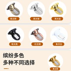 臥室免打孔鋅合金地吸 加厚地板吸 室內門強磁門碰門吸 隱形靜音