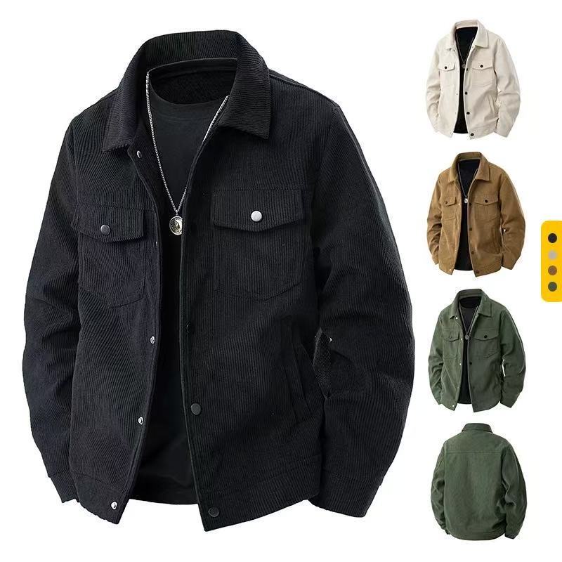 Cross-Border New Jacket Retro Trendy Japanese Casual Versatile Lapel Simple Casual Workwear Top