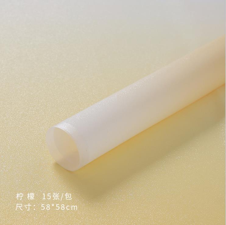 Nuevo colorido papel de embalaje de flores gradiente impermeable engrosado ramo de flores papel de embalaje de regalos