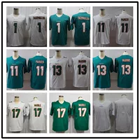 Американский оливковый костюм Dolphins Dolphins 1 #11 #13 #17 TAGOVAILOA Легендарная майка второго поколения